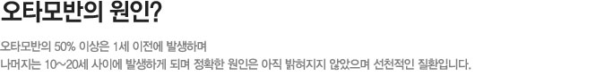 오타모반의 원인?